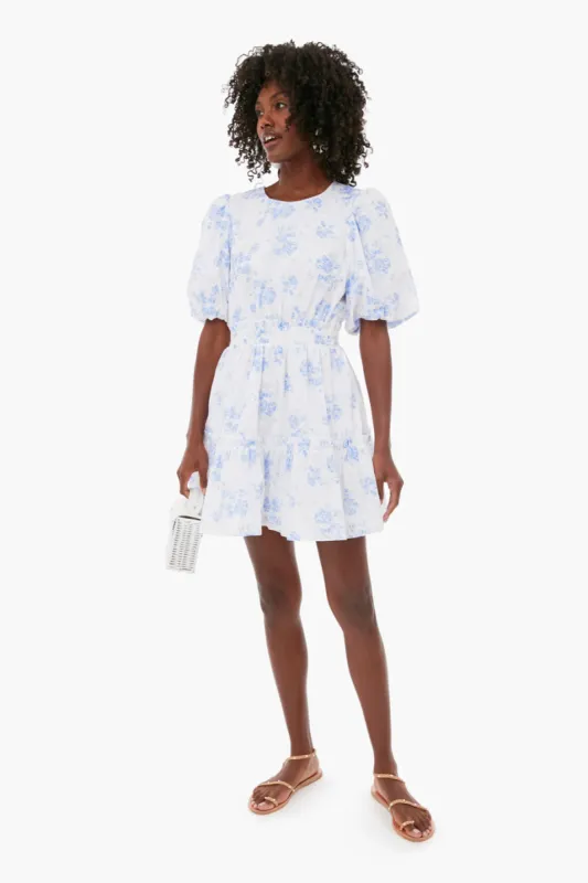 Blue Chintz Terry Mini Dress sold by Tuckernuck