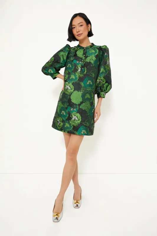 Green Jacquard Samantha Dress sold by Tuckernuck