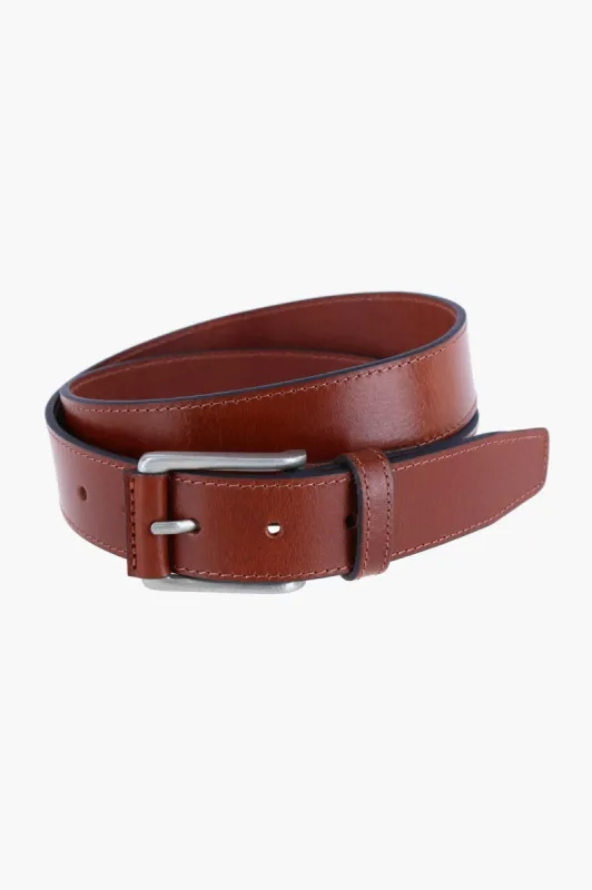 Tan Wyatt 34mm Genuine Leather Casual Jean Belt sold by Tuckernuck