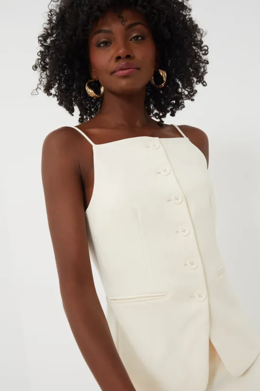 Ivory Una Top sold by Tuckernuck