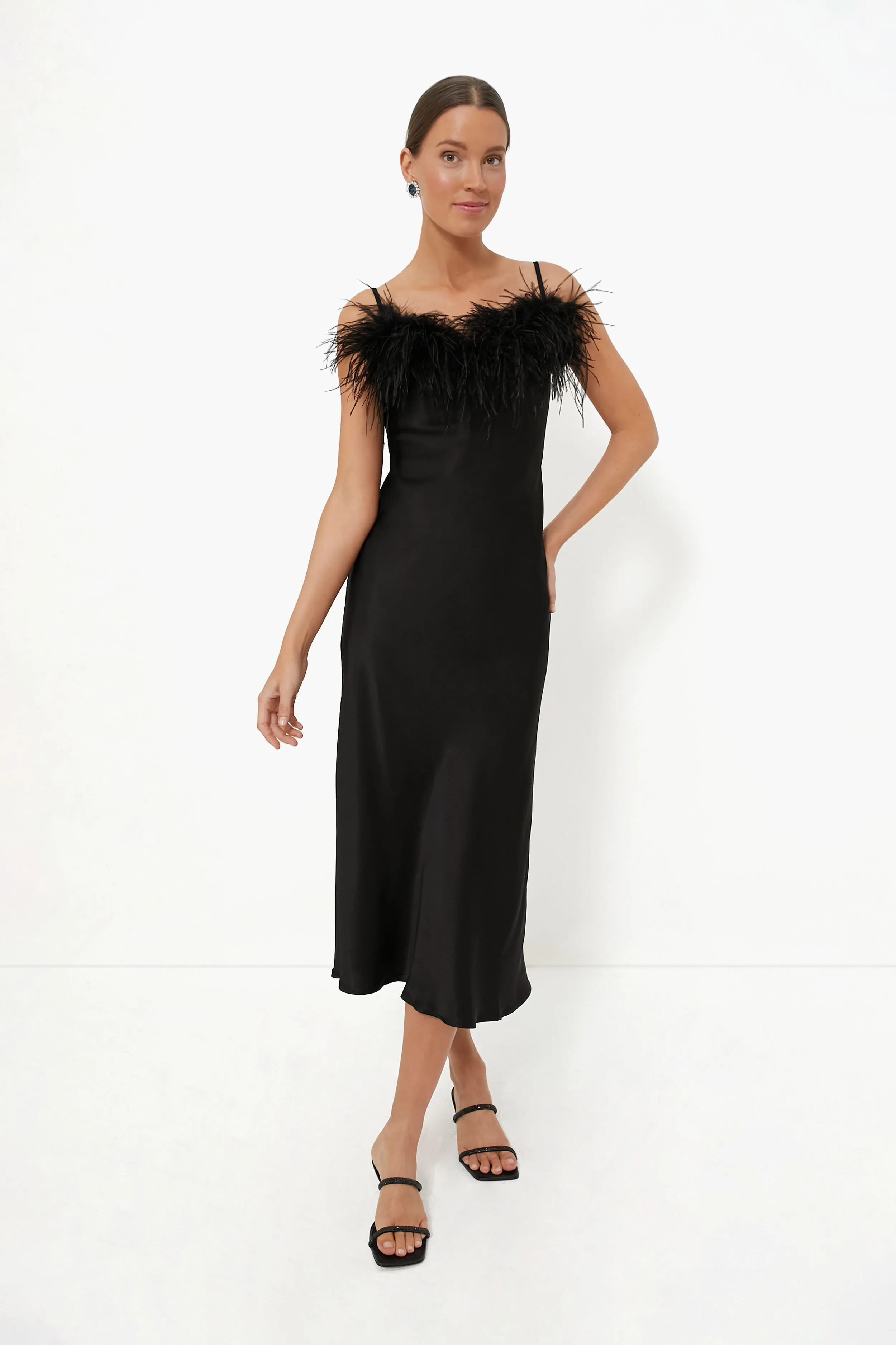 Black Boheme Slip Dress sold by Tuckernuck product image thumbnail 2