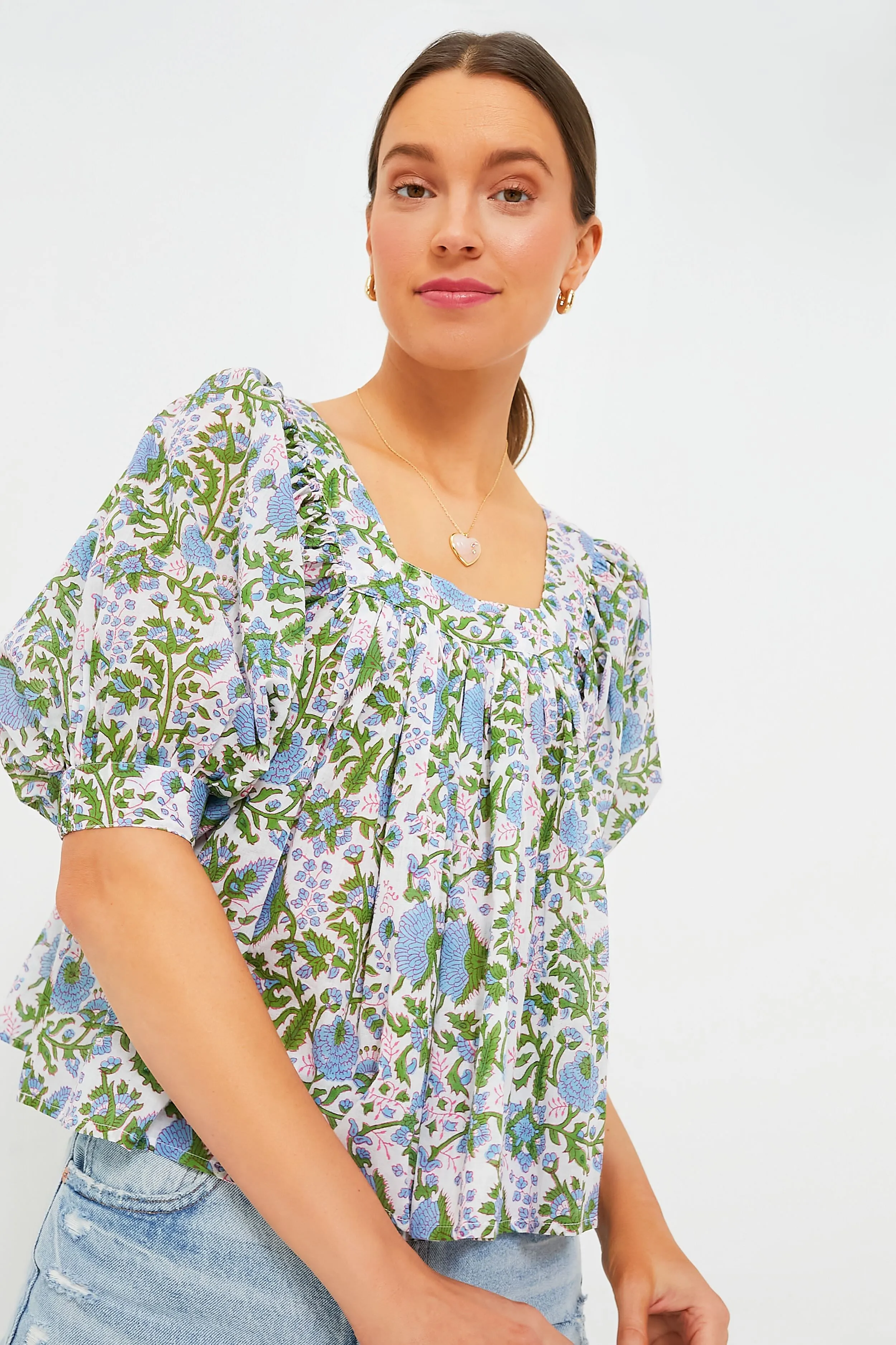 Cornflower Blue Viti Top sold by Tuckernuck