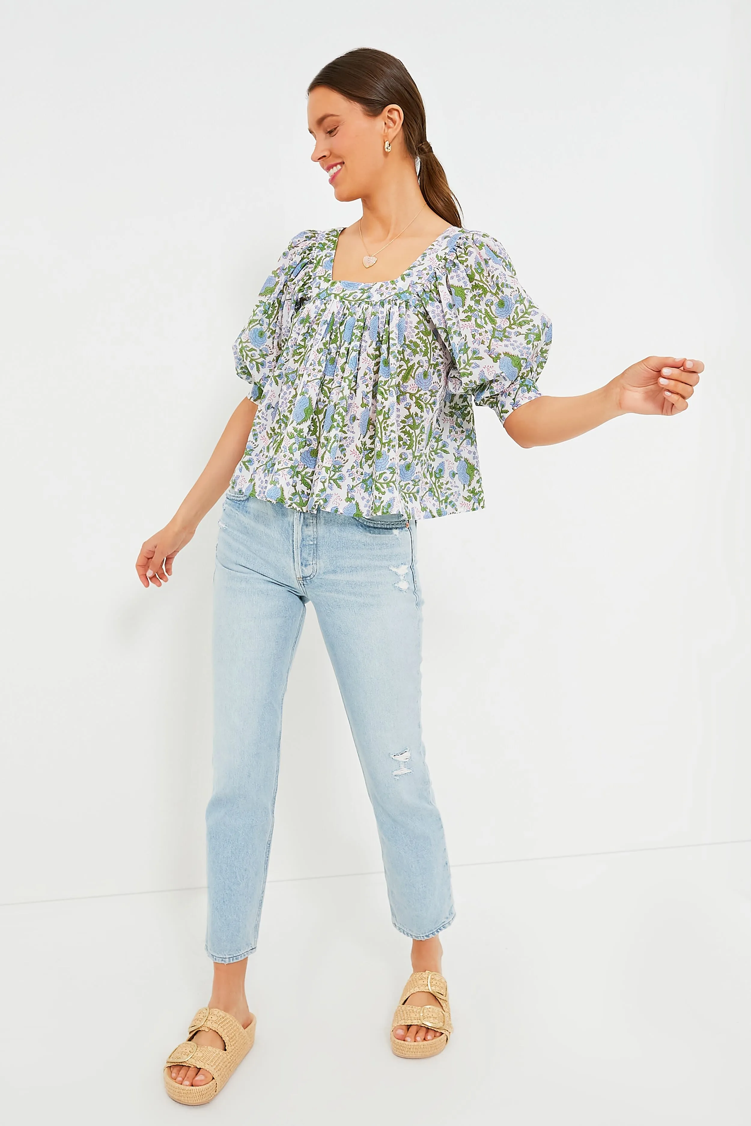 Cornflower Blue Viti Top sold by Tuckernuck product image thumbnail 2