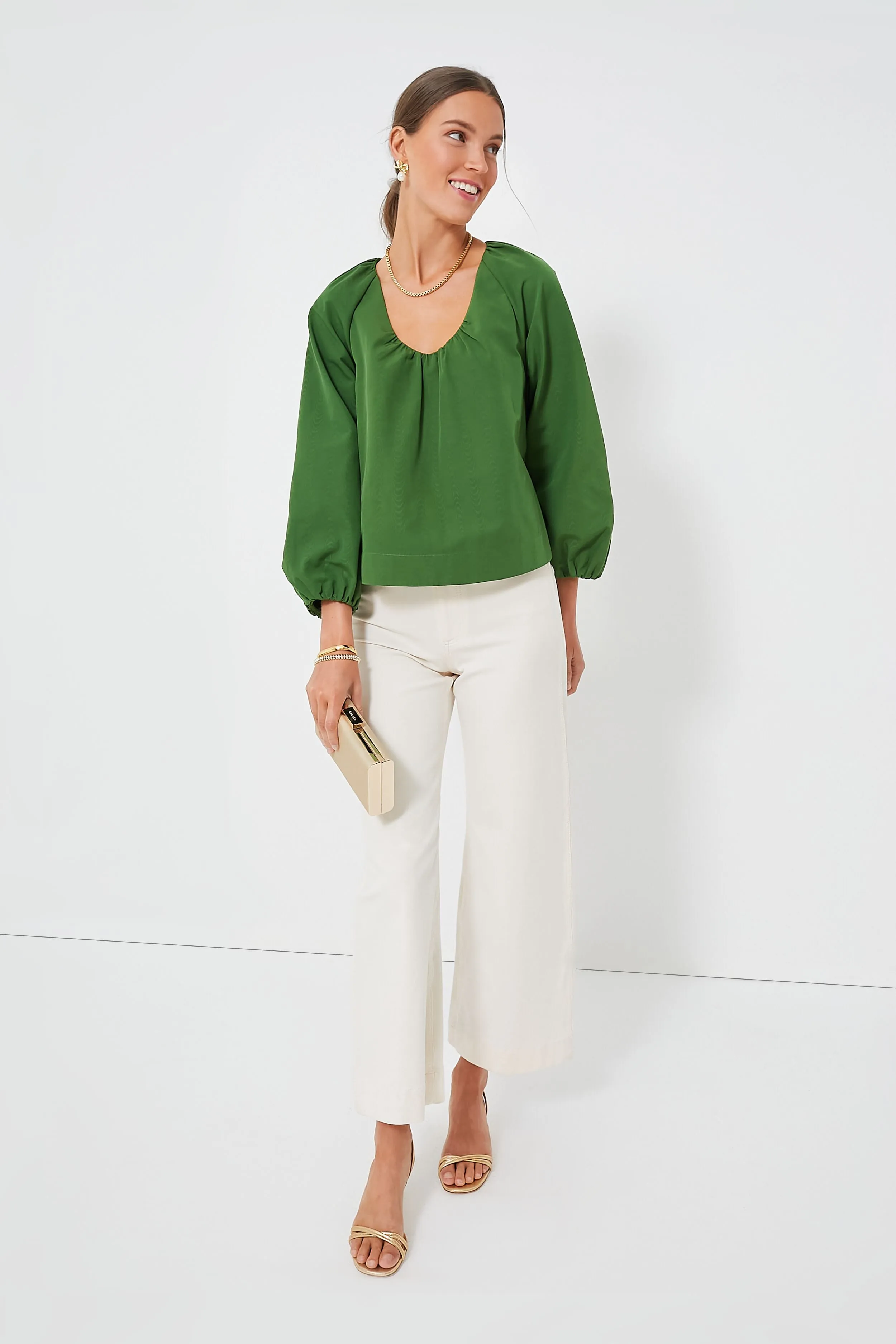 Gold Khloe Earrings sold by Tuckernuck product image thumbnail 3