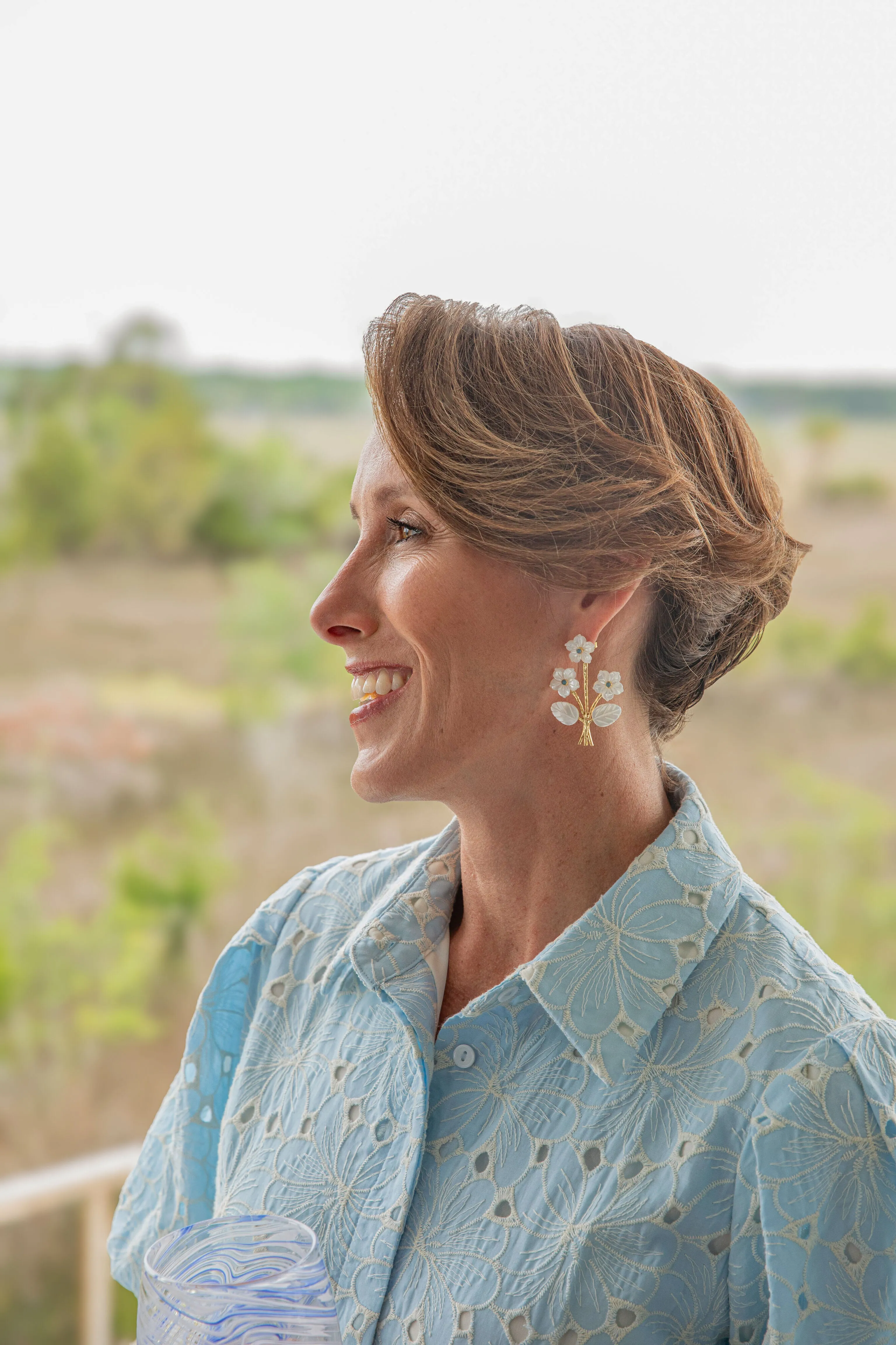 Mermaid Garden Convertible Bouquet Post Earrings sold by Tuckernuck product image thumbnail 2