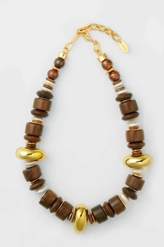 Brown Robles Necklace sold by Tuckernuck