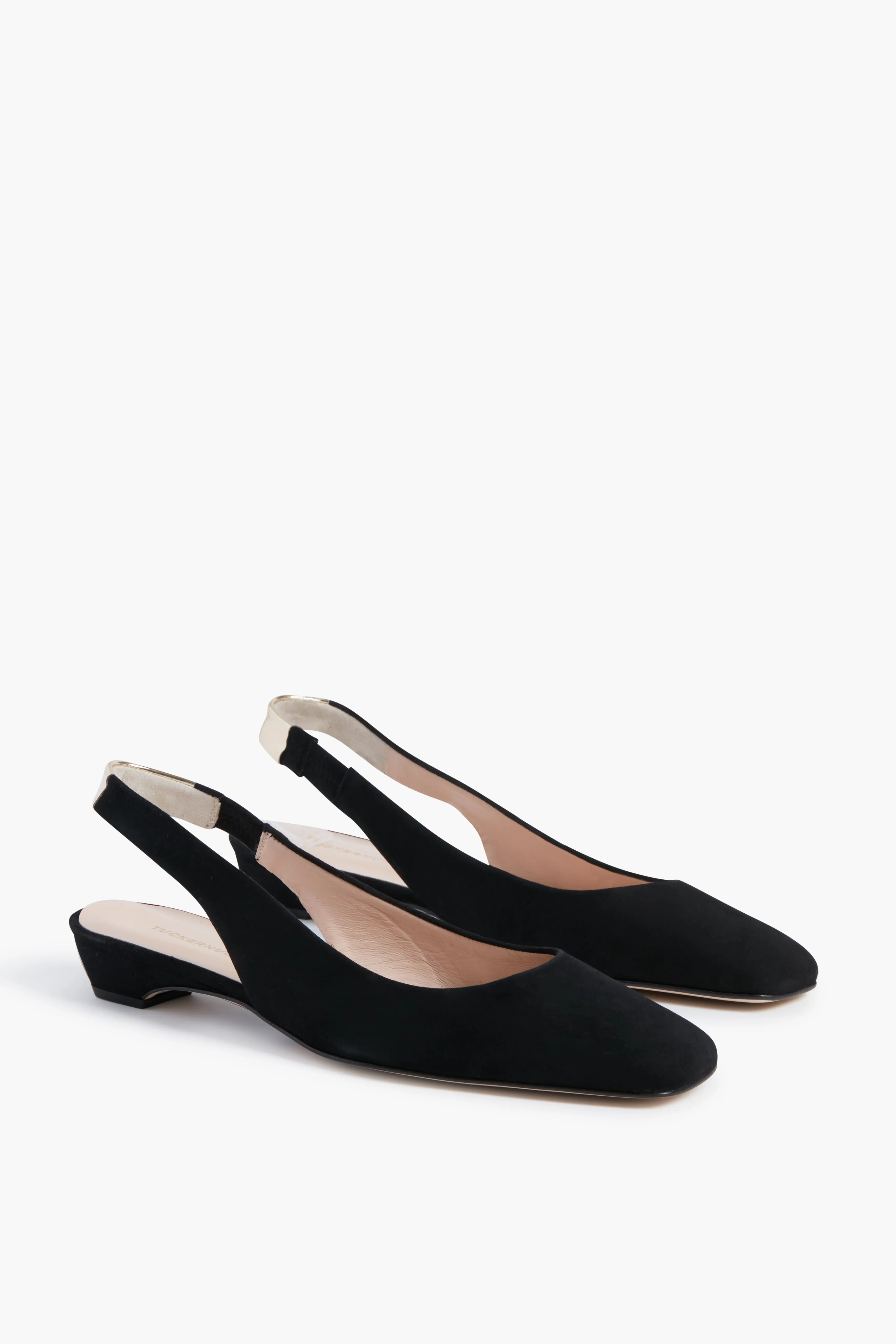 Black Suede Olivia Slingback Flats sold by Tuckernuck product image thumbnail 4