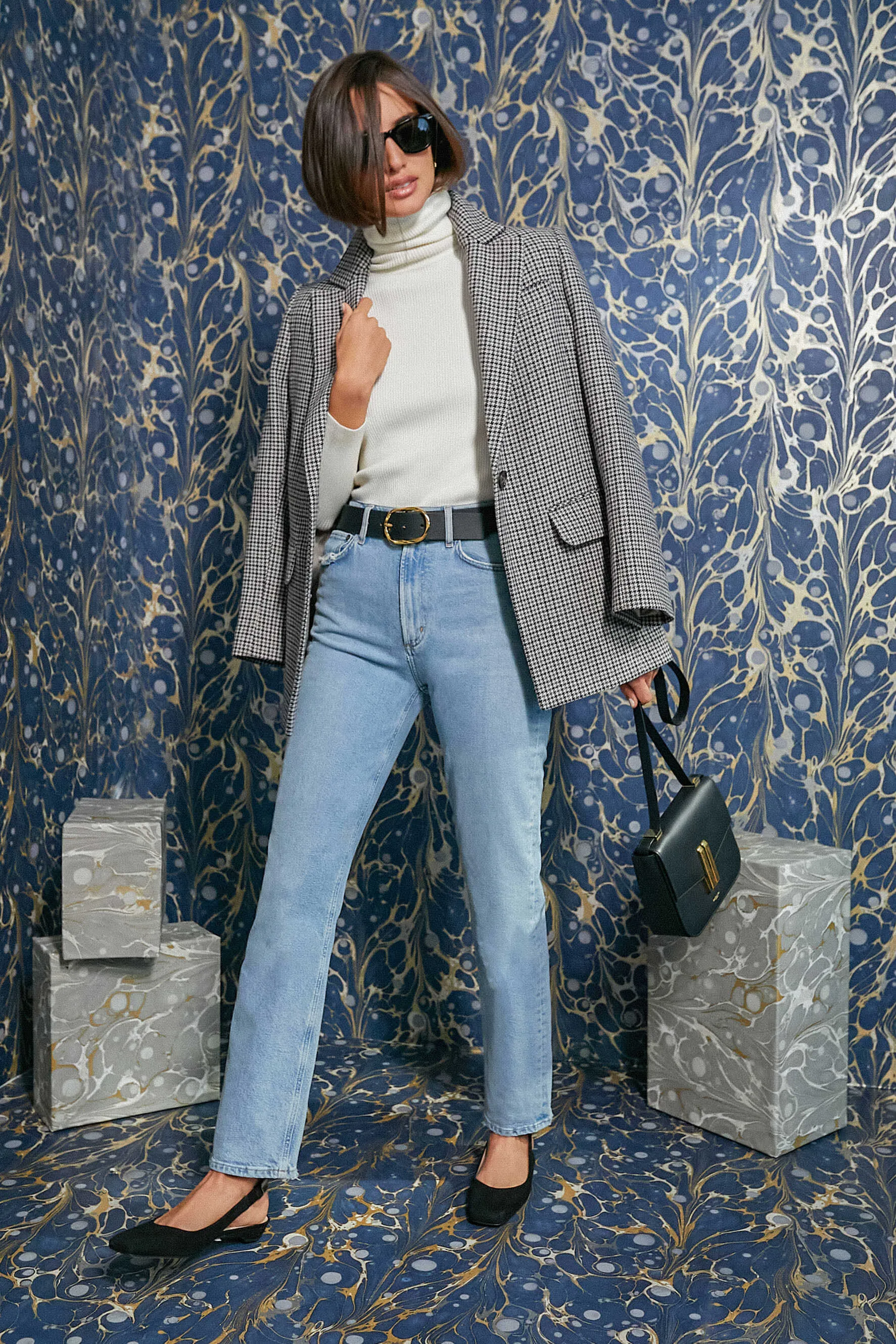 Black Suede Olivia Slingback Flats sold by Tuckernuck product image thumbnail 5