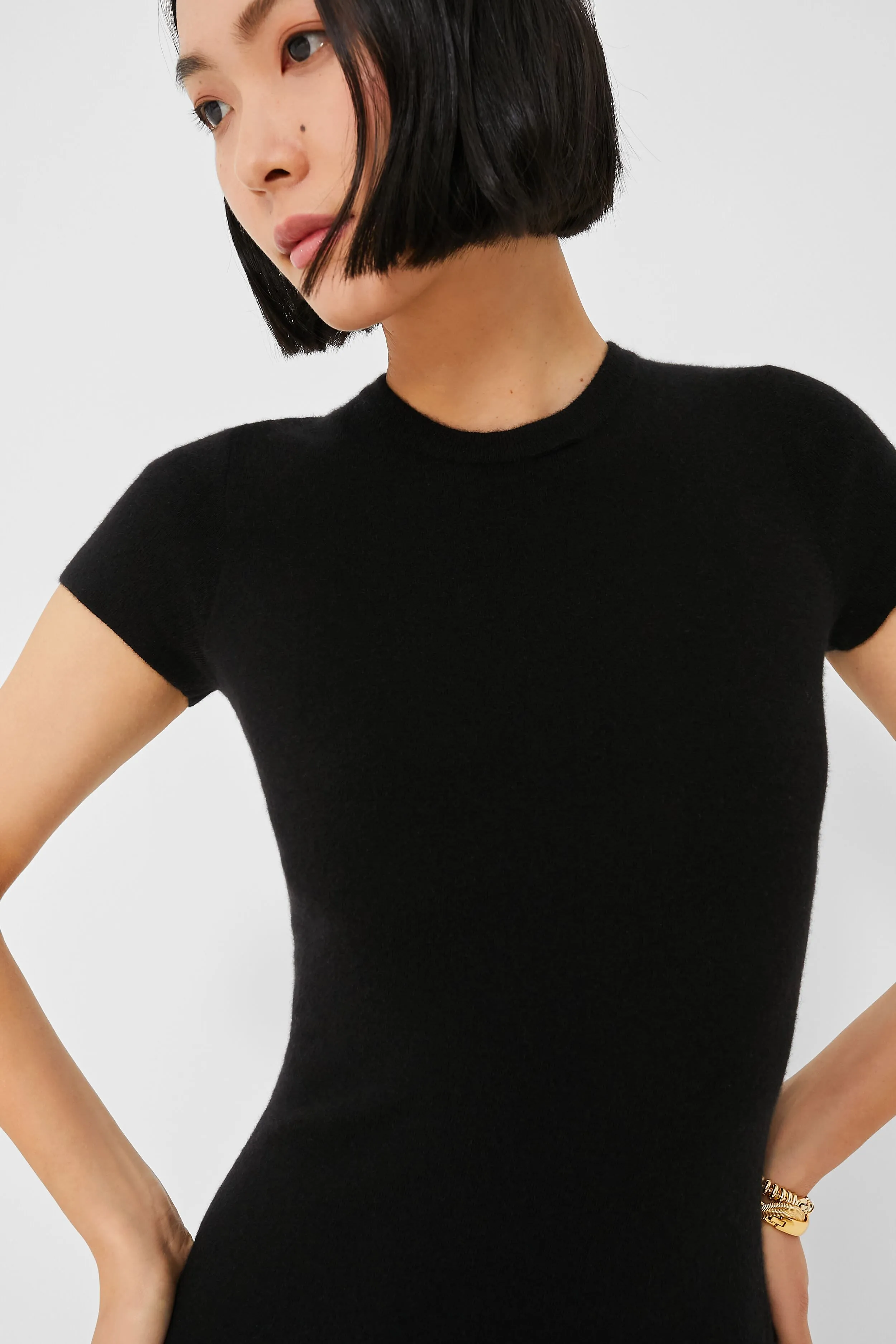 Black T-Shirt Maxi Dress sold by Tuckernuck product image thumbnail 5