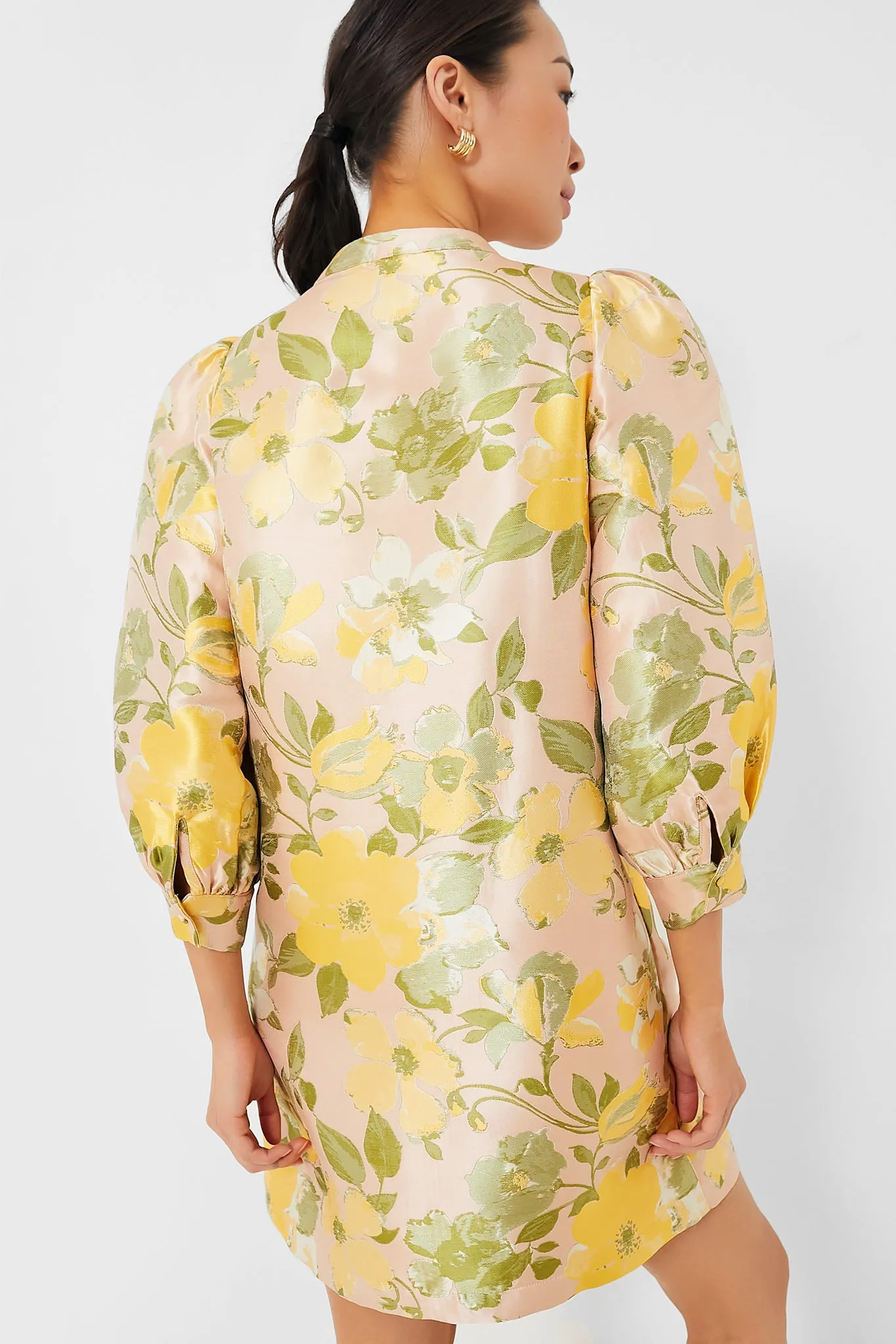Daylily Jacquard Samantha Dress | Parallel