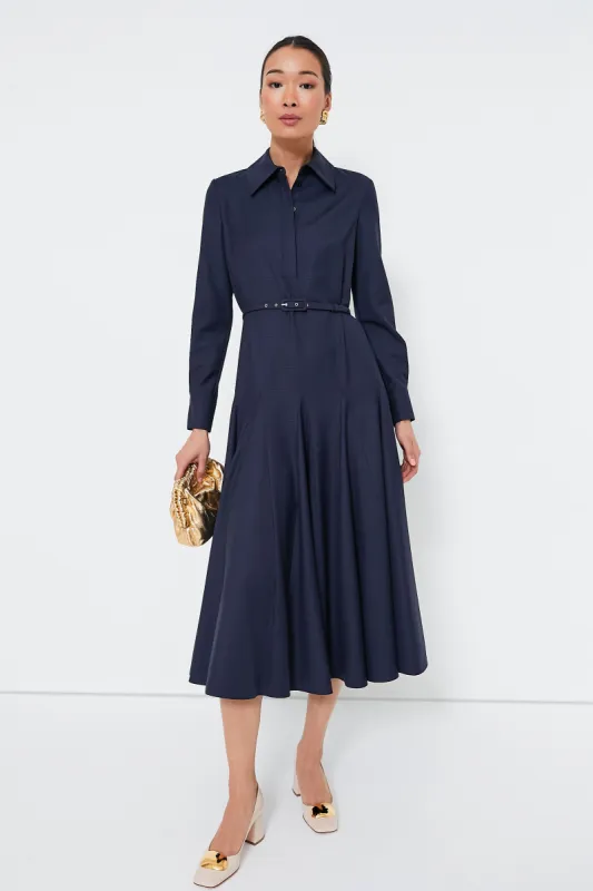 Navy and Black Marione Prince of Wales Dress sold by Tuckernuck