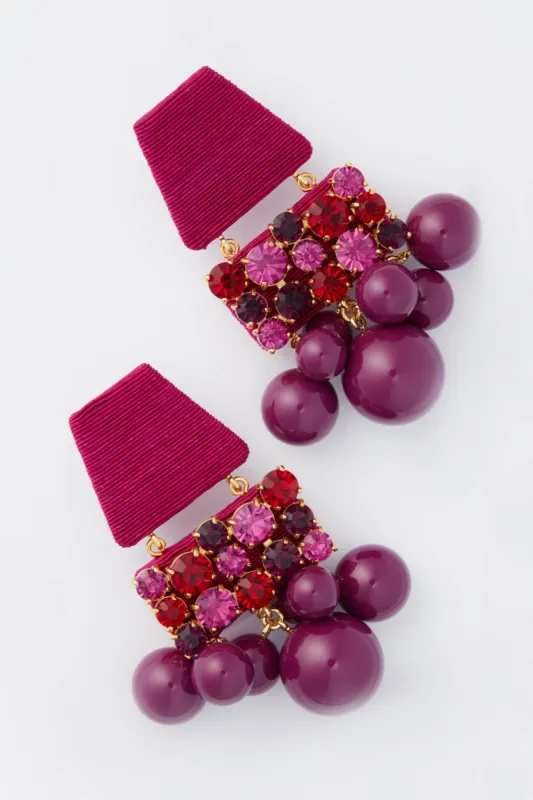 Plum Olivia Earrings sold by Tuckernuck