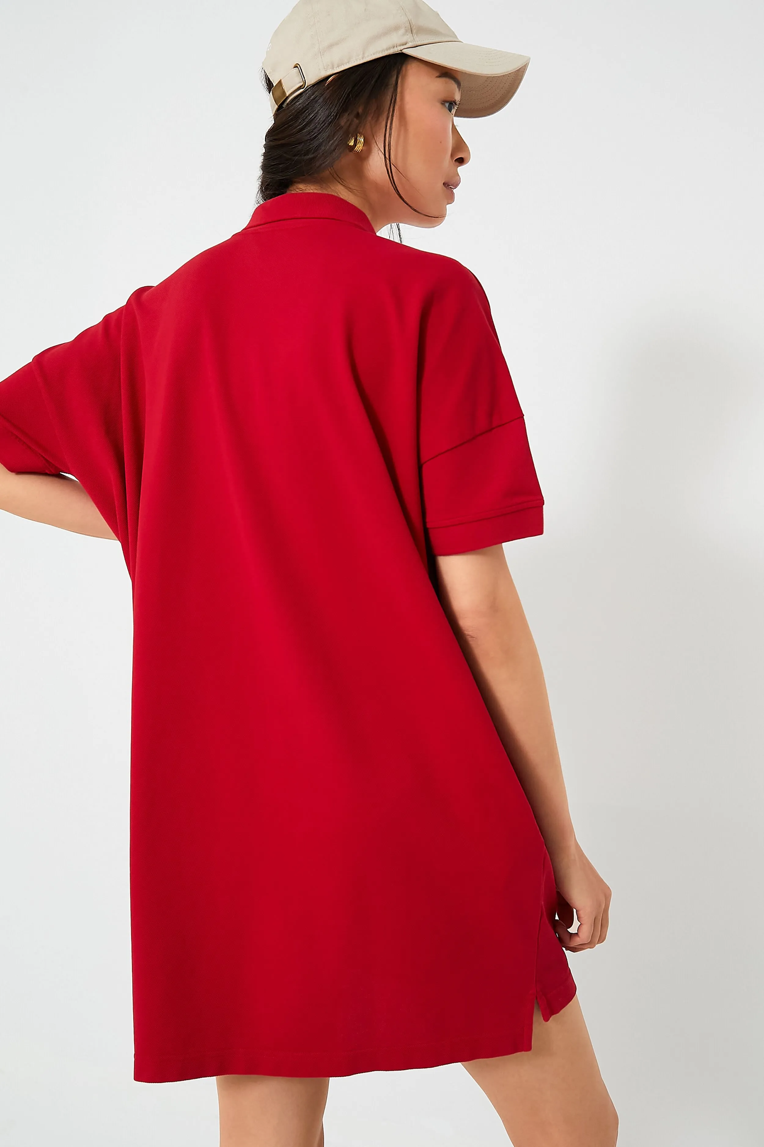 Red Pique Teller Polo Dress sold by Tuckernuck product image thumbnail 4