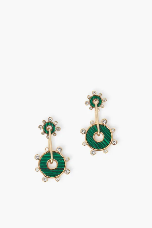 Green Etna Luxe Drop Earrings sold by Tuckernuck