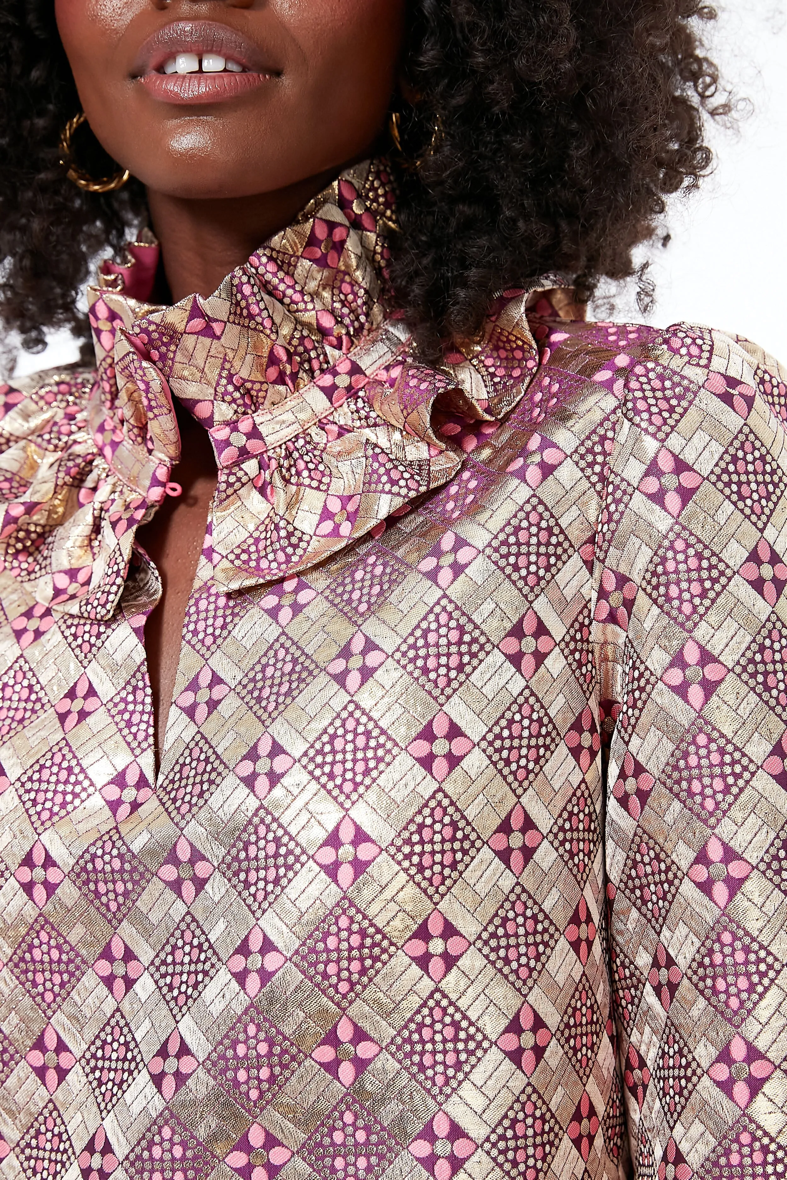 Champagne Dreams Bouvier Blouse sold by Tuckernuck product image thumbnail 5