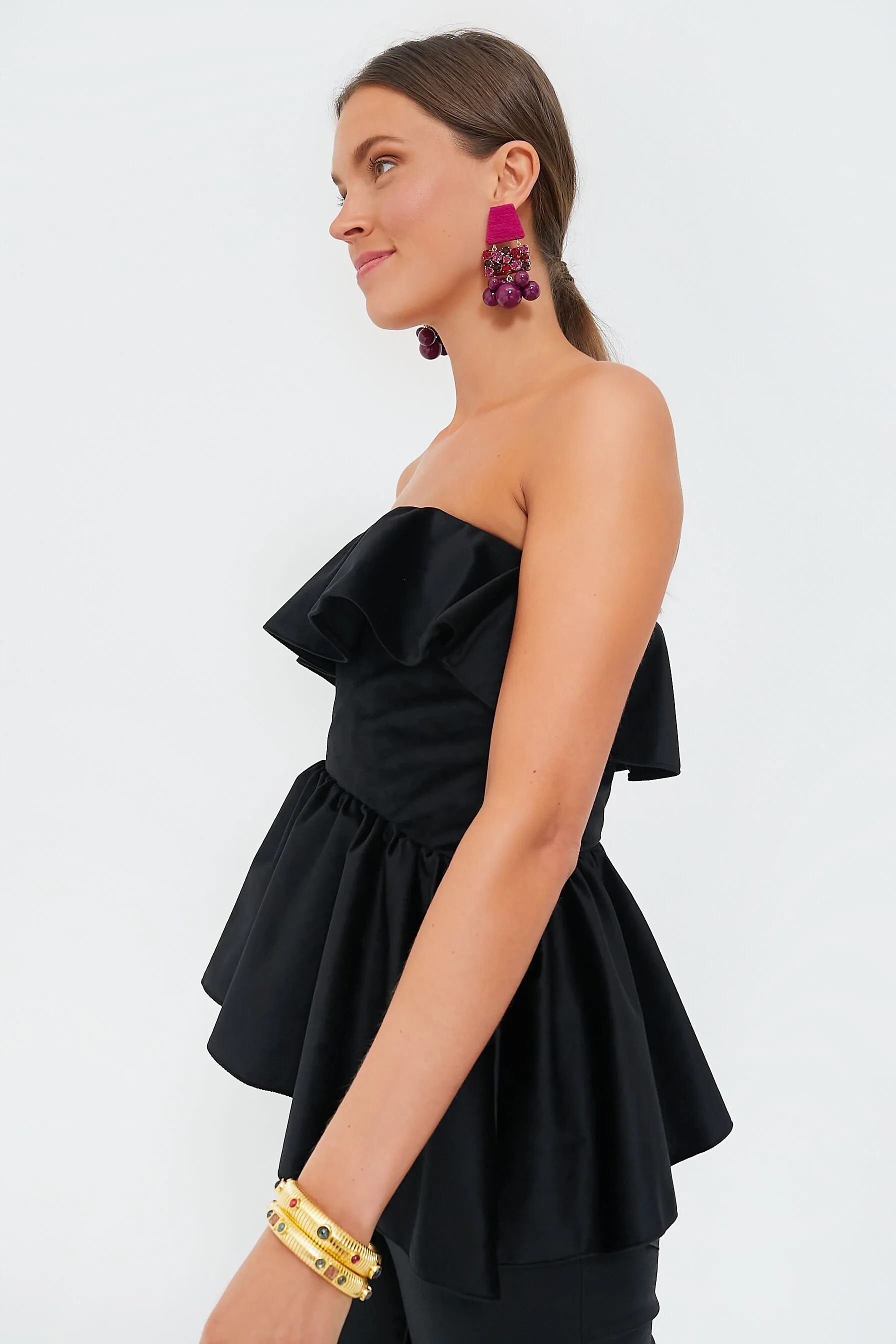 Black Velvet Nita Top sold by Tuckernuck product image thumbnail 3