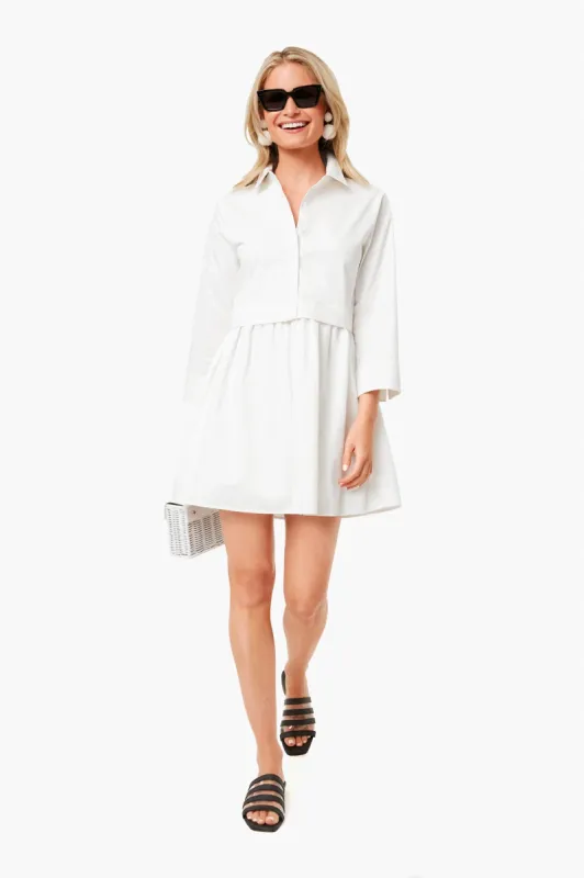 White Elia Shirt Dress sold by Tuckernuck
