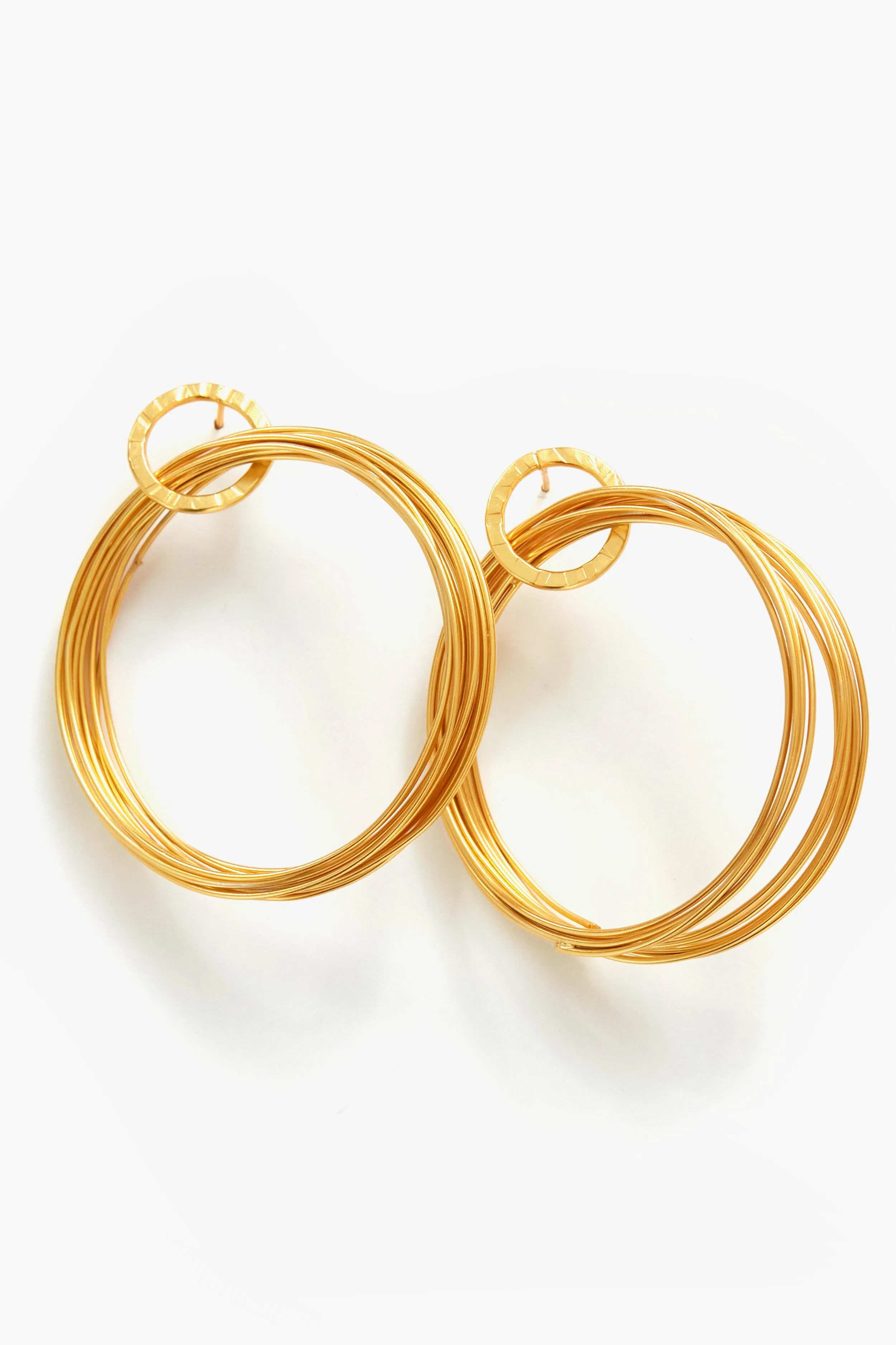 Gold Wire Hoop Earrings sold by Tuckernuck