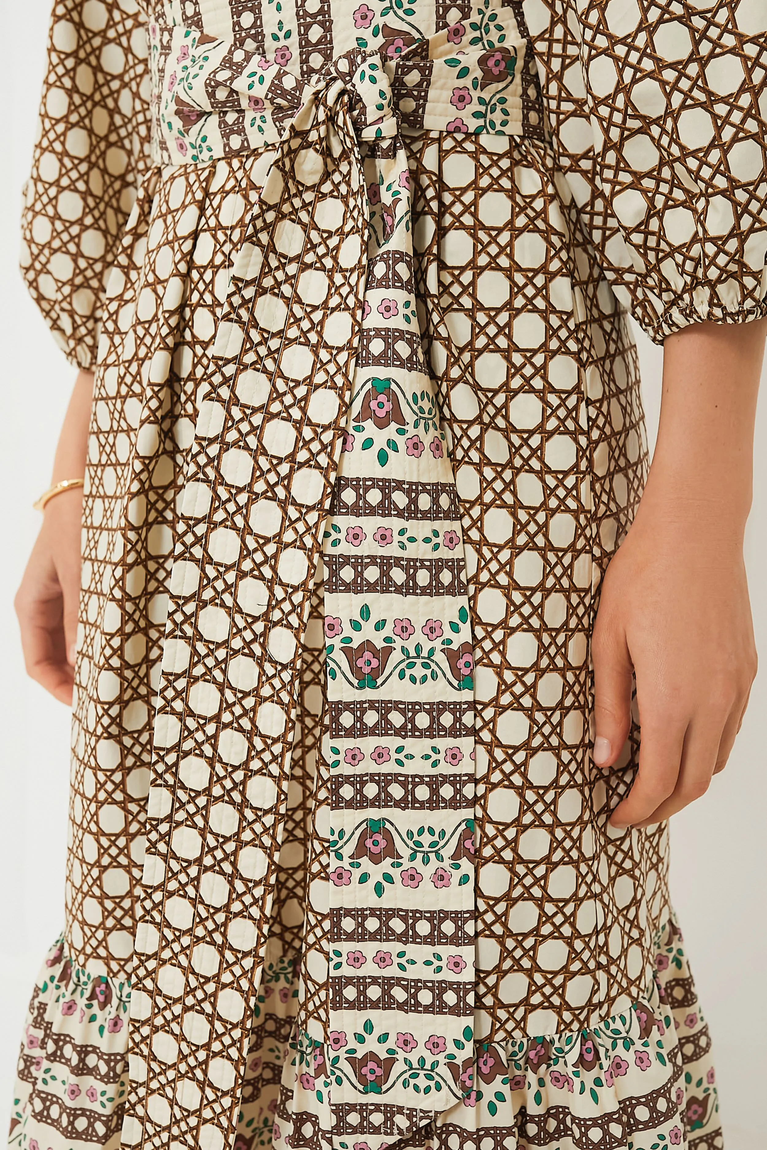 Birch Cane Border Lyles Dress sold by Tuckernuck product image thumbnail 5