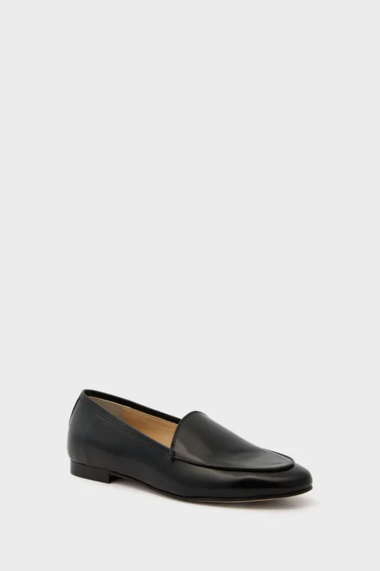 Black Leather Rowan Loafers sold by Tuckernuck