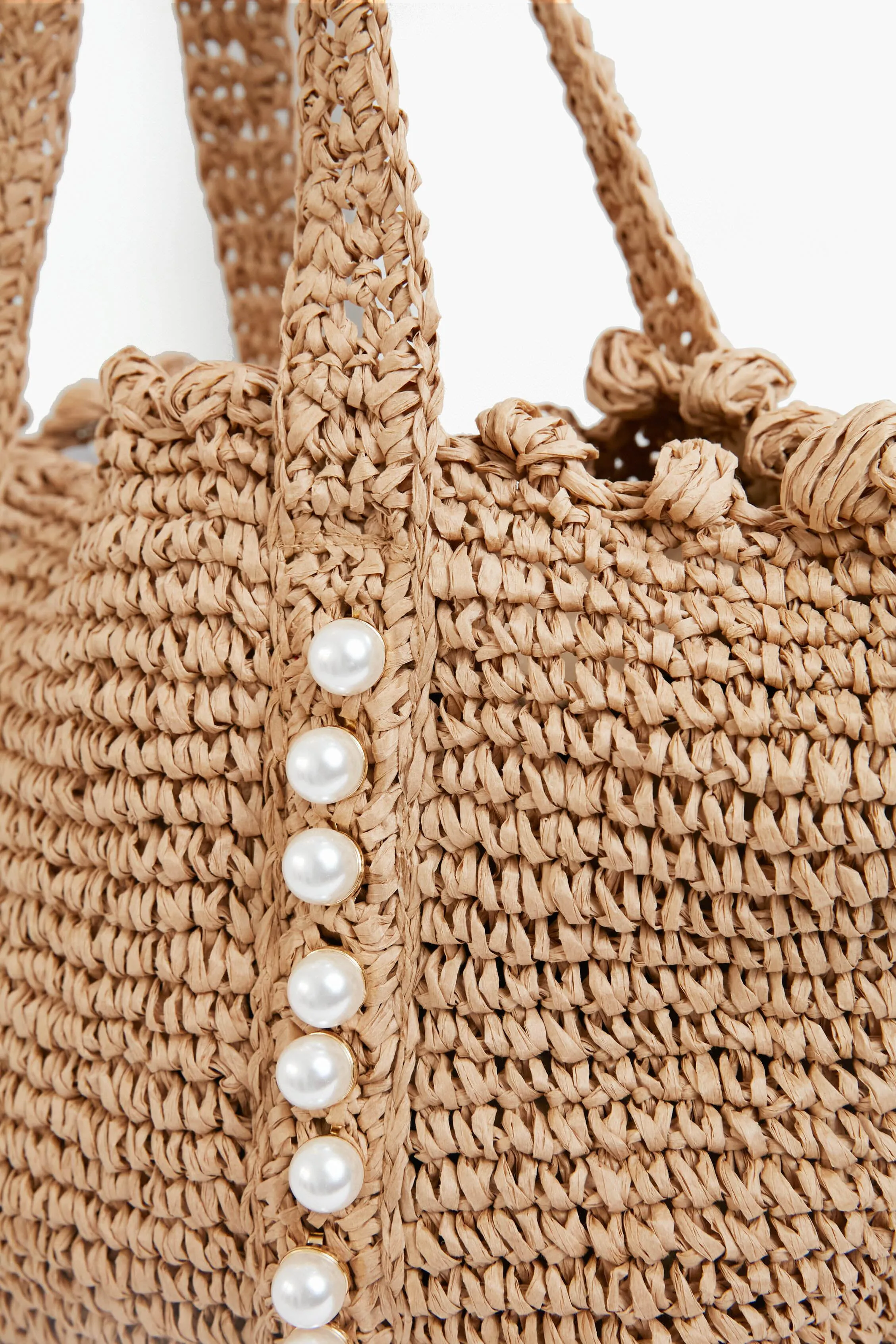 Sand Lisbeth Pearl Tote sold by Tuckernuck product image thumbnail 5