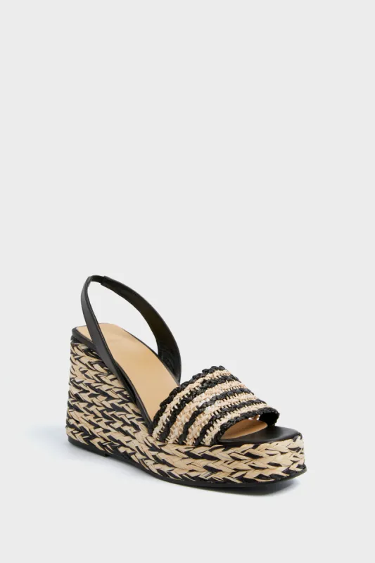 Black Tostado Thyra Wedge Espadrilles sold by Tuckernuck