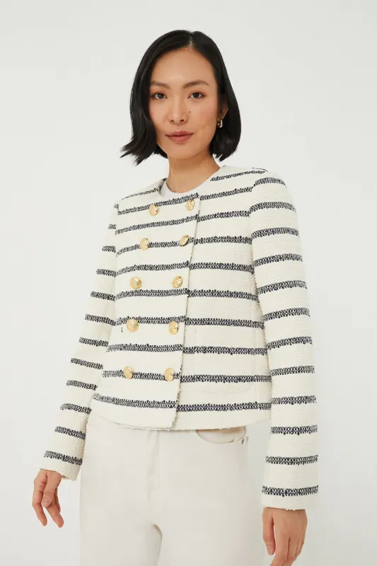 Navy Stripe Marais Jacket sold by Tuckernuck