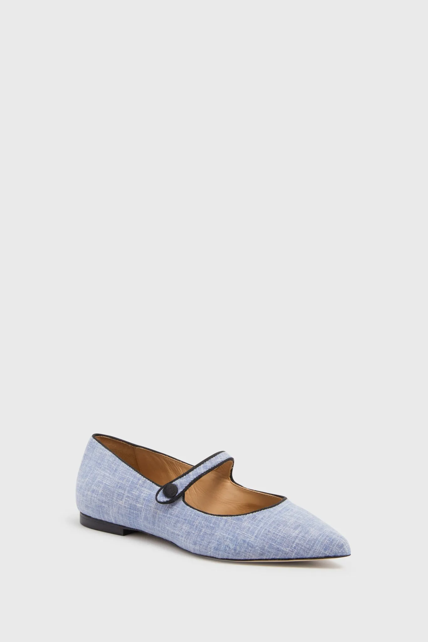 Chambray Jane Flats sold by Tuckernuck