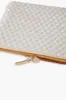 Metallic Woven Checker Flat Clutch sold by Tuckernuck