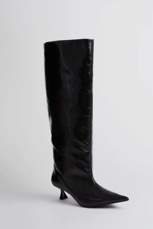 Black Soft Slouchy High Shaft Boot sold by Tuckernuck