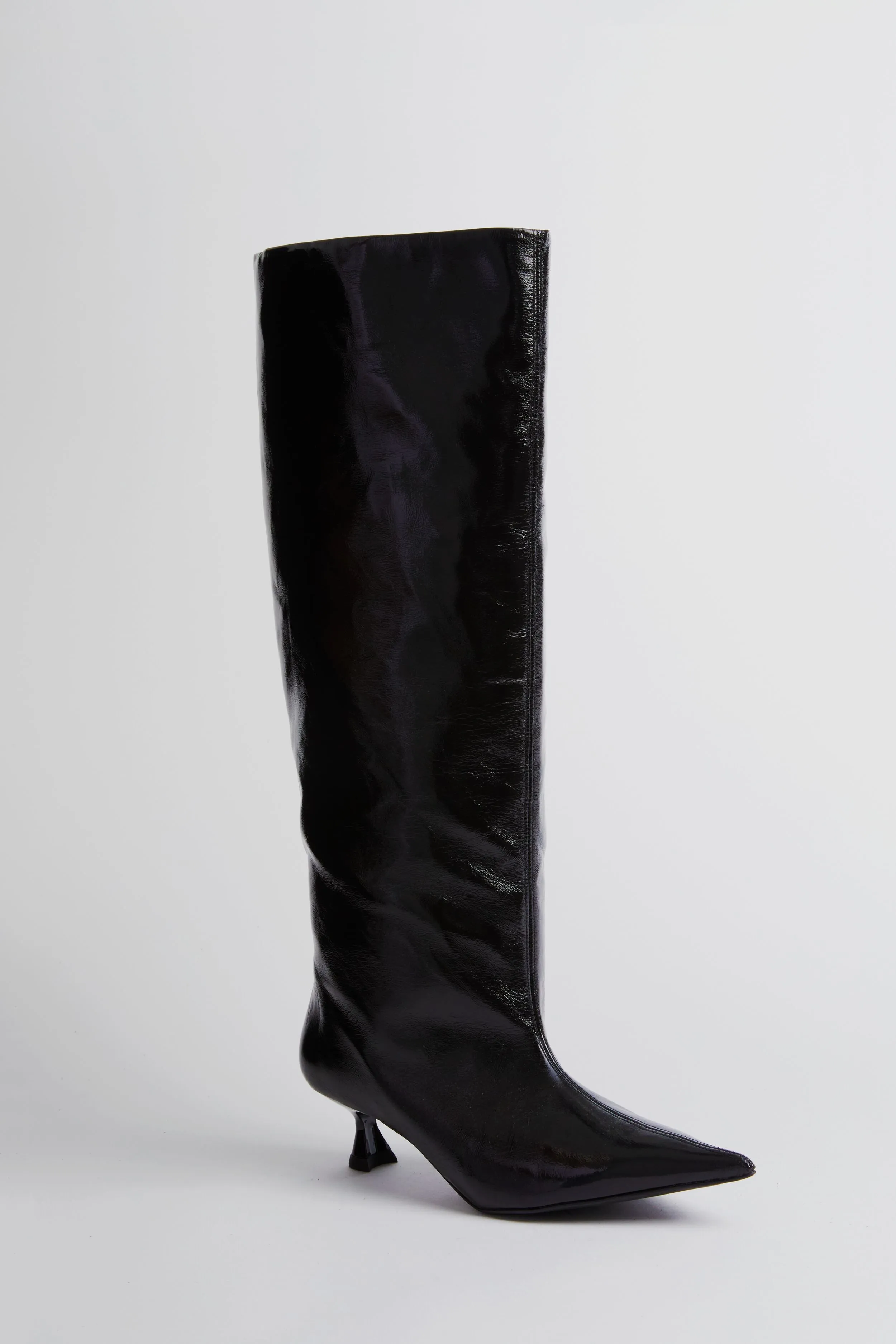 Black Soft Slouchy High Shaft Boot sold by Tuckernuck