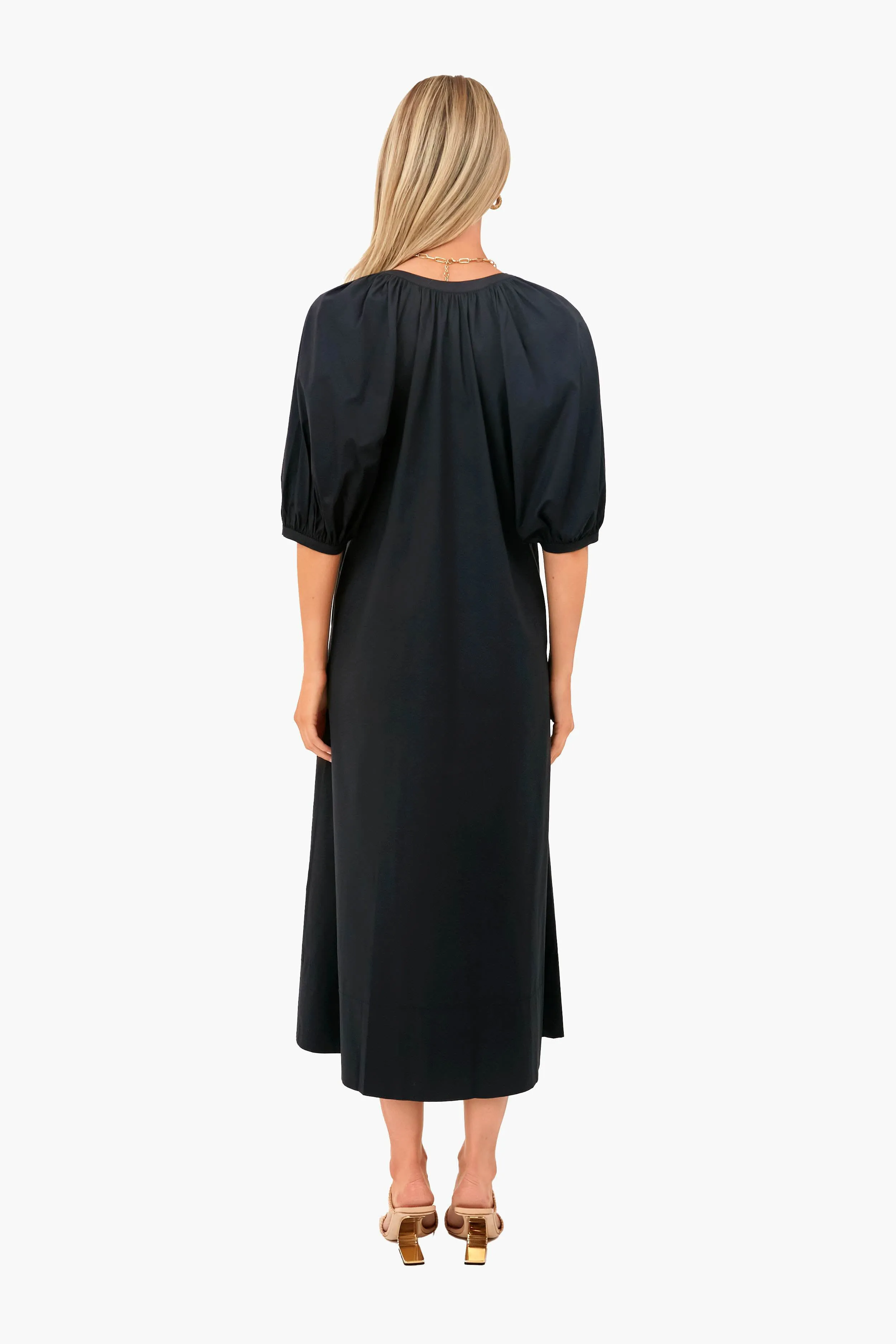 Black Vincent Midi Dress sold by Tuckernuck product image thumbnail 4