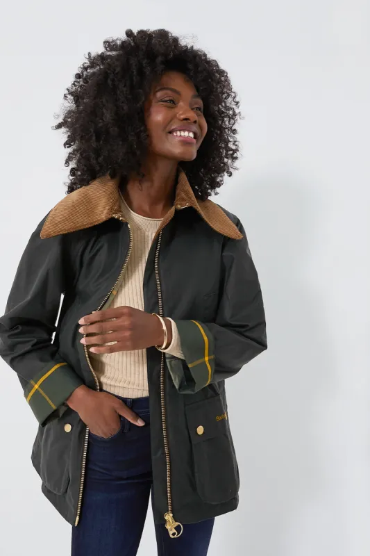 Sage and Ancient Gunnerside Wax Jacket sold by Tuckernuck