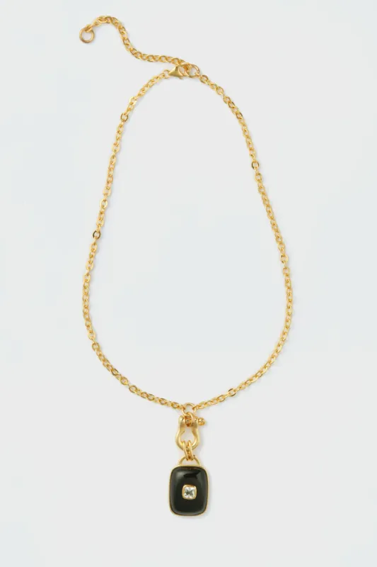 Black Ancient City Necklace sold by Tuckernuck