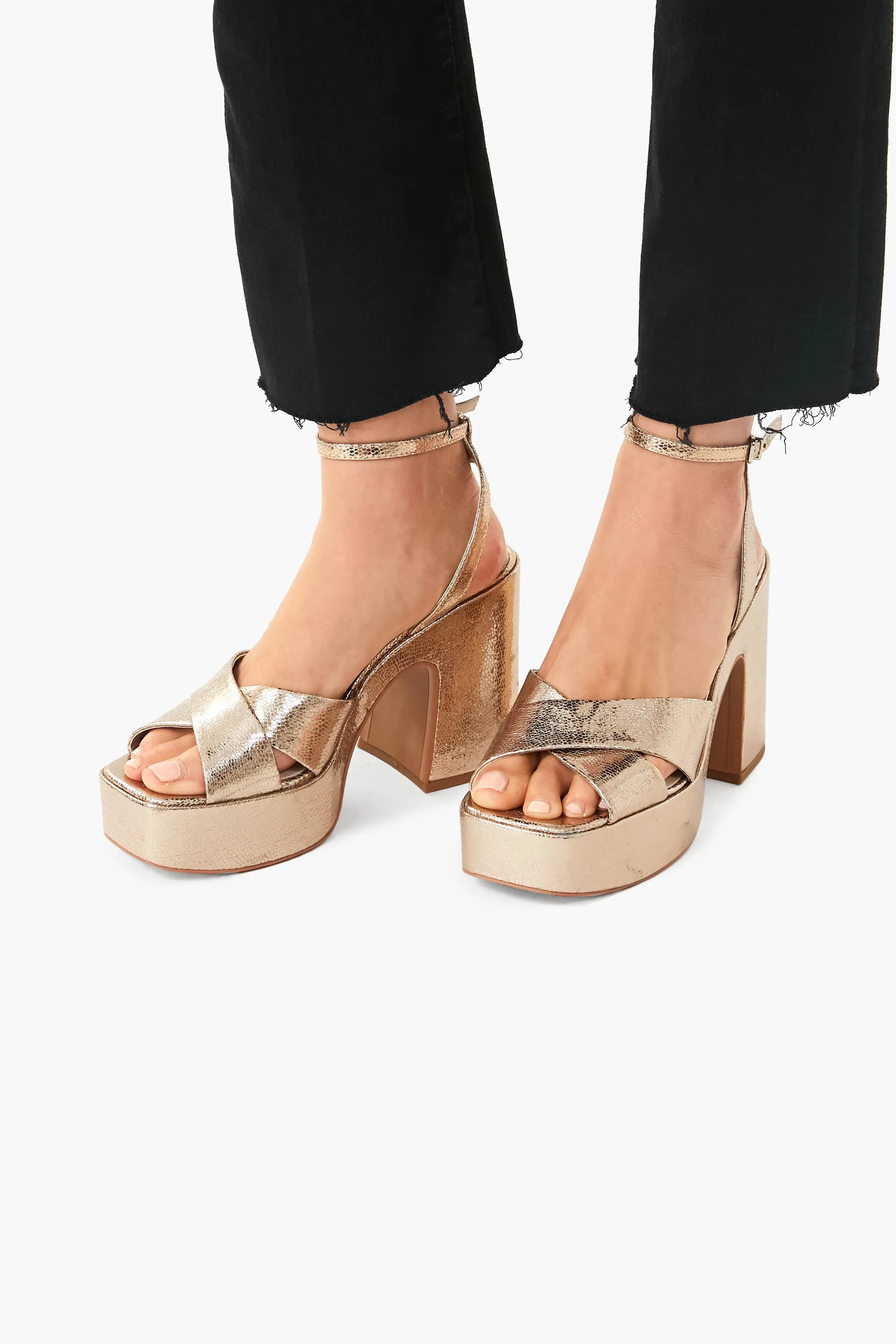 Gold Wessi Heels sold by Tuckernuck product image thumbnail 2