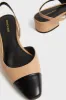 Black Natural Cecile Sling Back Heels sold by Tuckernuck