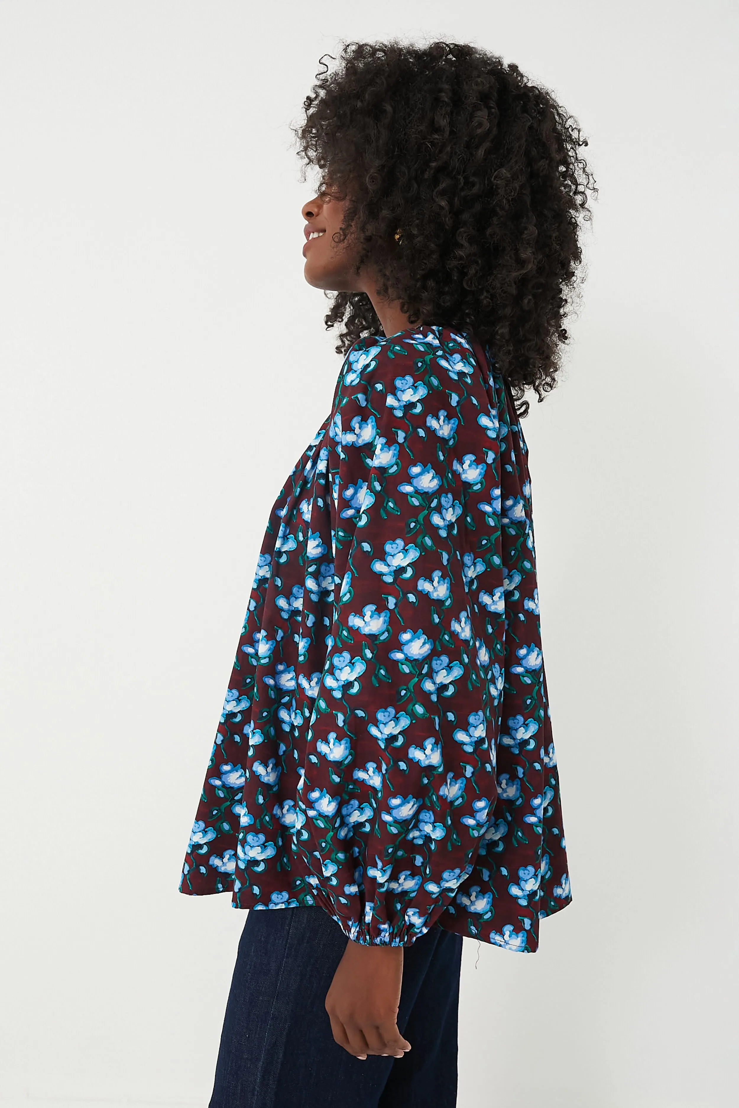 Recuerdos Print Kaia Blouse sold by Tuckernuck product image thumbnail 3