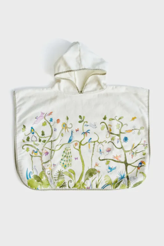 Tropical Chinoiserie Swim Poncho sold by Tuckernuck