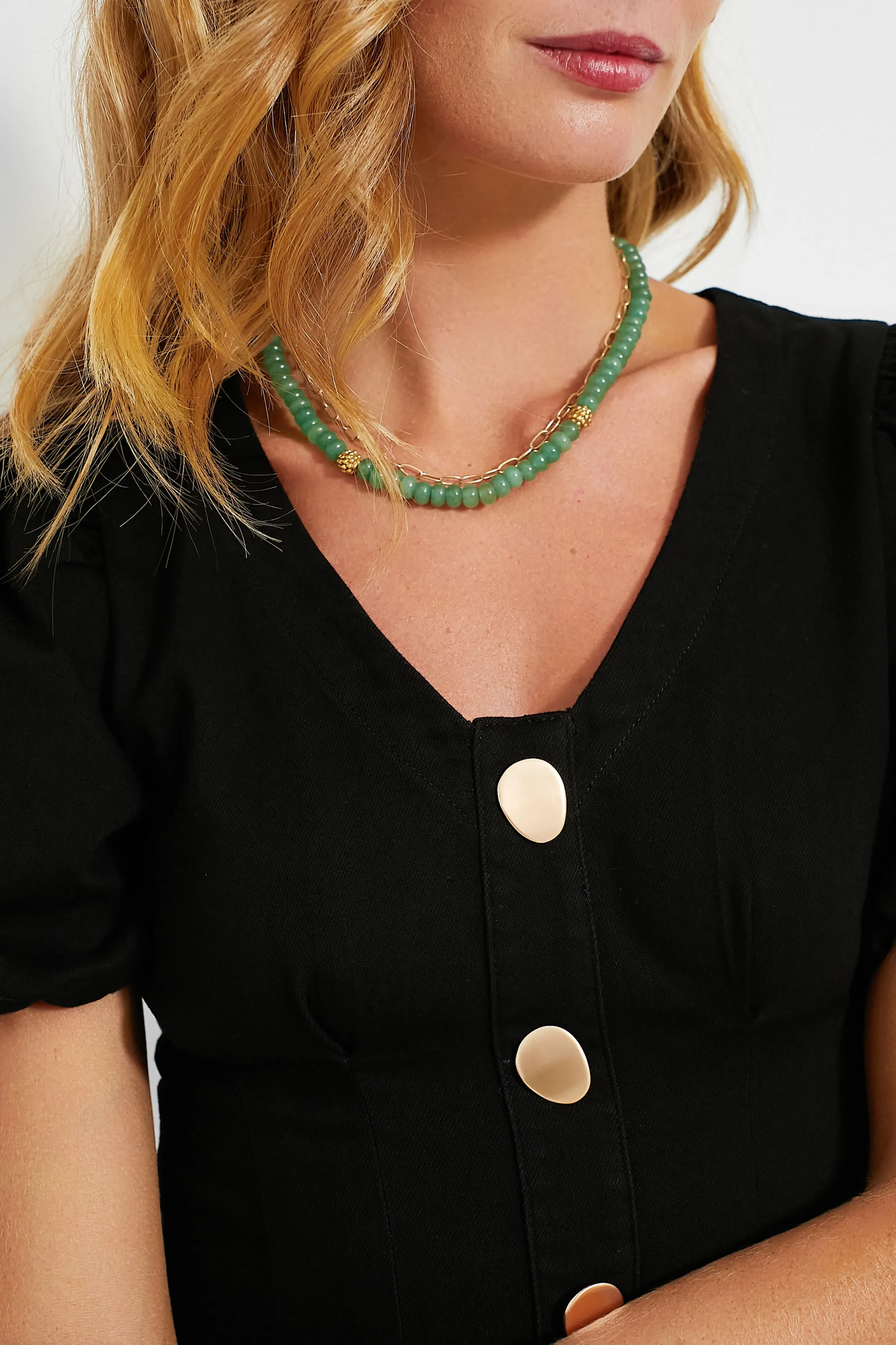 Black Denim Emelia Mini Dress sold by Tuckernuck product image thumbnail 5