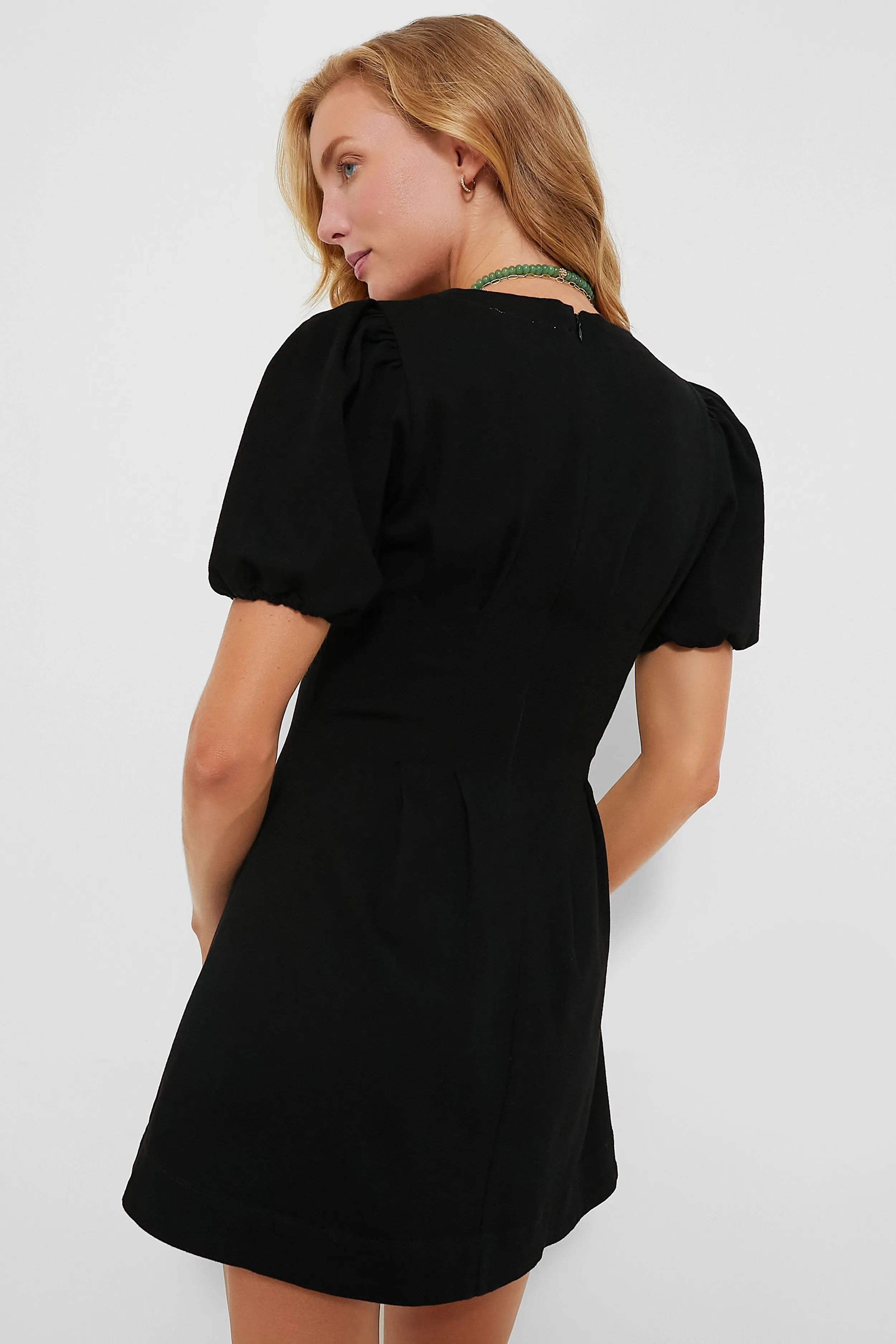 Black Denim Emelia Mini Dress sold by Tuckernuck product image thumbnail 4
