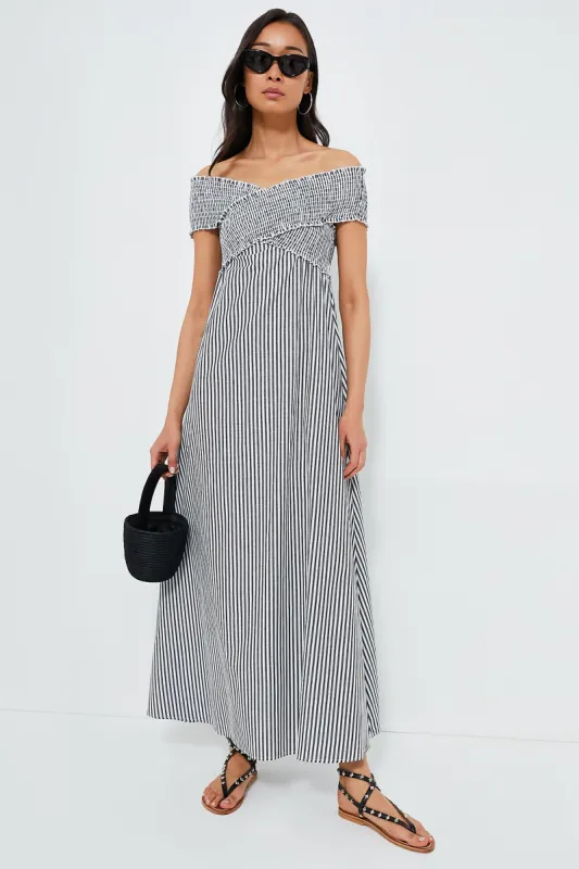Black Stripe Santino Maxi sold by Tuckernuck
