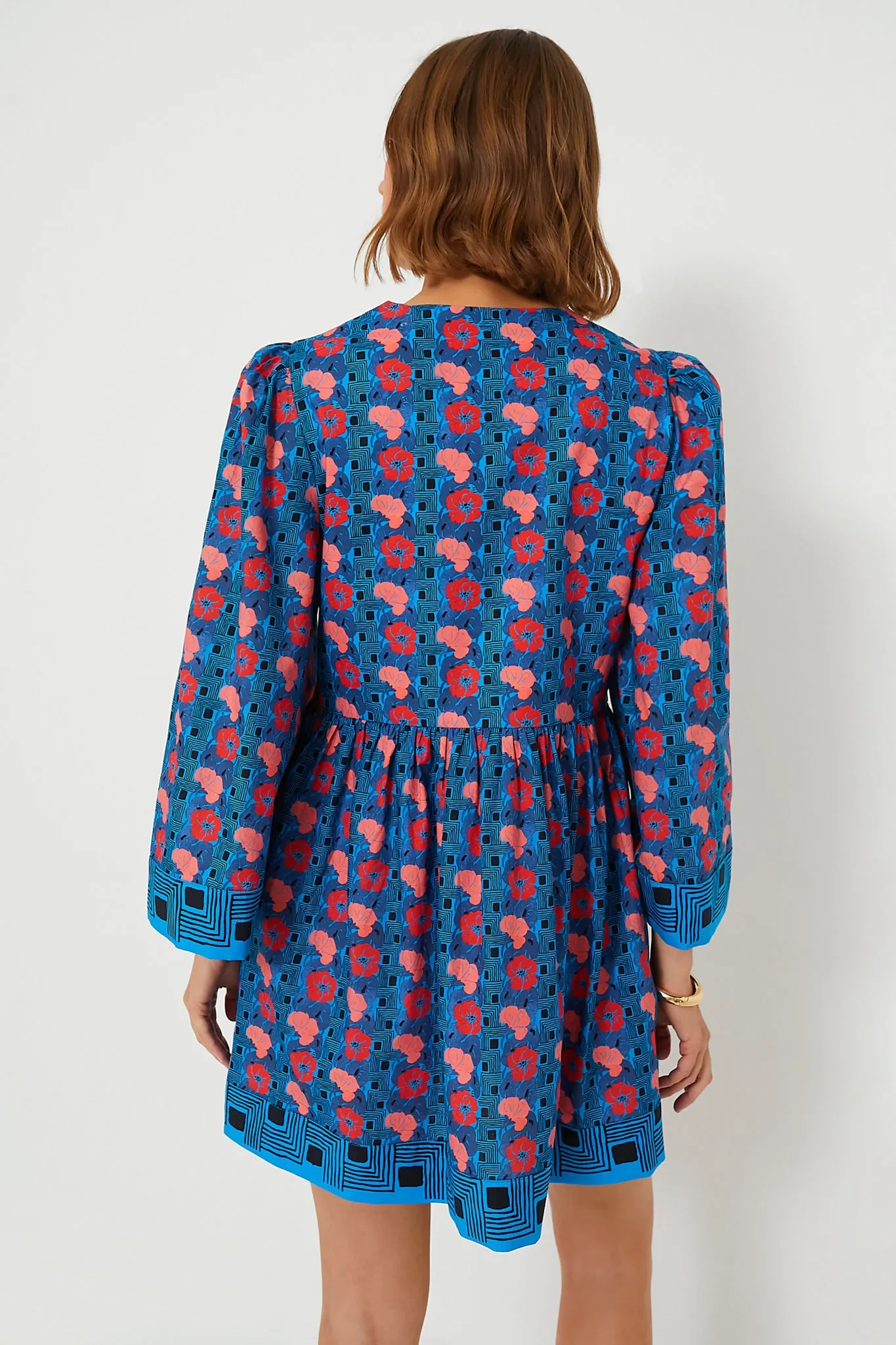 Retro Floral Izzie Dress sold by Tuckernuck product image thumbnail 5