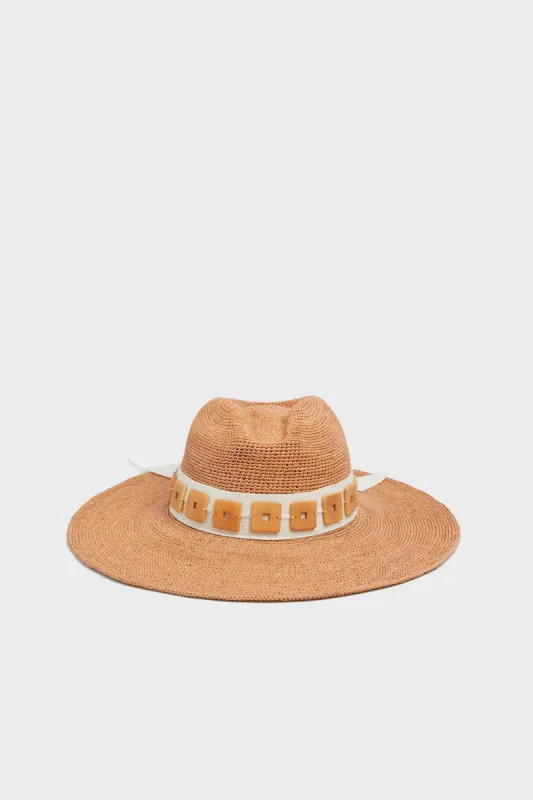 Tan Sinchi Wide Brim Packable sold by Tuckernuck