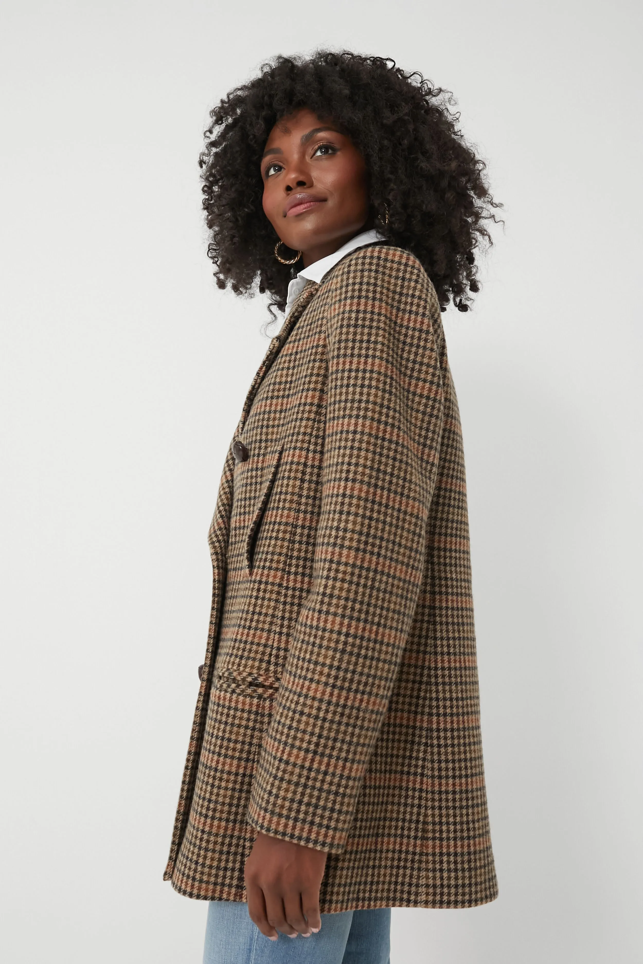Houndstooth Wool Tweed Kensington Jacket sold by Tuckernuck product image thumbnail 3