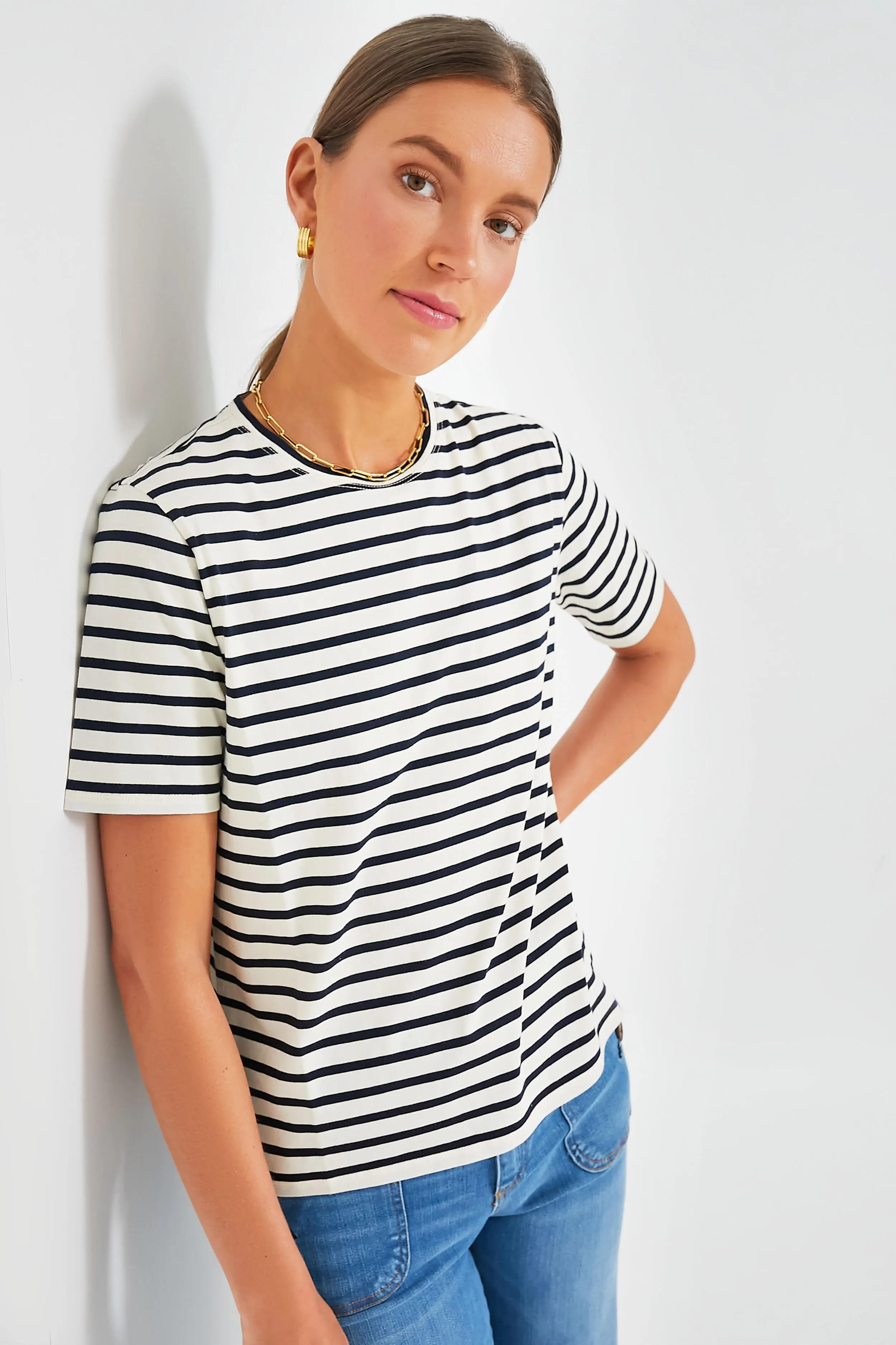 The Cream and Navy Modern sold by Tuckernuck