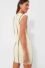 Ivory and Army Green Stripe Lanie Dress sold by Tuckernuck