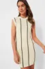 Ivory and Army Green Stripe Lanie Dress sold by Tuckernuck
