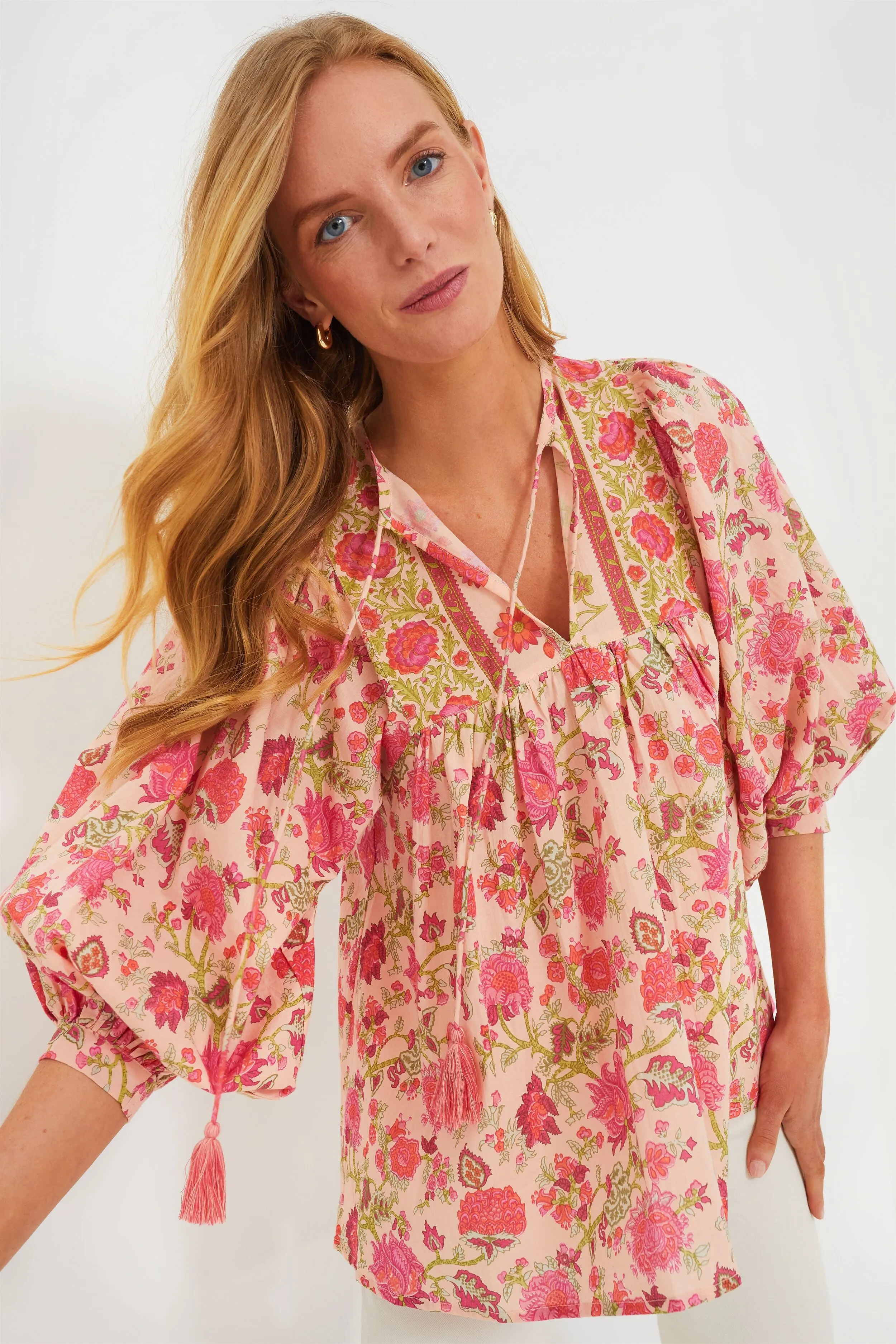 Desert Bloom Charlie Blouse sold by Tuckernuck product image thumbnail 3