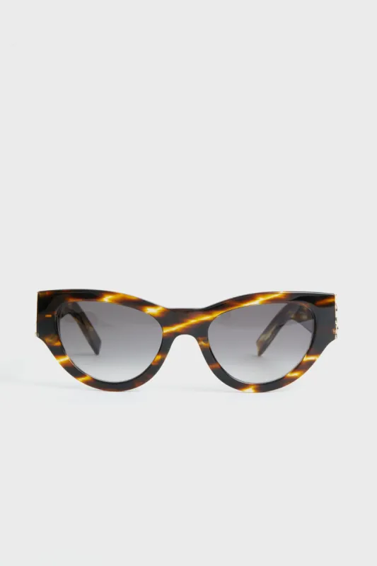 Havana Monogram Cat Eye Sunglasses sold by Tuckernuck
