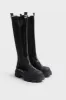 Black Cleated High Chelsea Boot sold by Tuckernuck